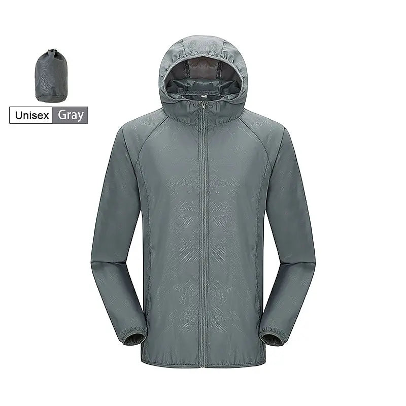 Unisex Waterproof Hiking Jacket – Quick-Dry Outdoor Windbreaker